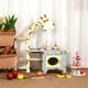 thumbnail image 1 of Cocina De Juguete Premium De Madera Diseño Jirafa Grande, 1 of 8