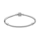 thumbnail image 2 of Pulsera PANDORA Moments con Cierre Barril y Cadena de Serpiente en Plata 17 cm, 2 of 7