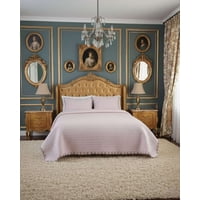 Mylhogar - Cubrecama Premiun 2 Plazas Con Delicado Bordado En Las Esquinas