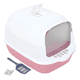 thumbnail image 1 of Arenero Para Gato Caja De Arena Con Tapa Y Puerta Abatible Color Rosa, 1 of 3