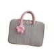 thumbnail image 3 of Funda para portátil, bolsa de transporte con diseño floral, informal y elegante, de 13 pulgadas, para la universidad, el trabajo, los desplazamientos Gris, 3 of 5