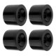 thumbnail image 4 of 4pcs 70 x 51 mm Pro Skateboard en blanco ruedas de la PU Longboard Cruiser Wheels negro, 4 of 5