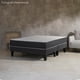 thumbnail image 2 of Cama Europea Apolo Black 2 Plaza Base Dividida + Set Dormitorio Castilla (2 Veladores y Respaldo), 2 of 7