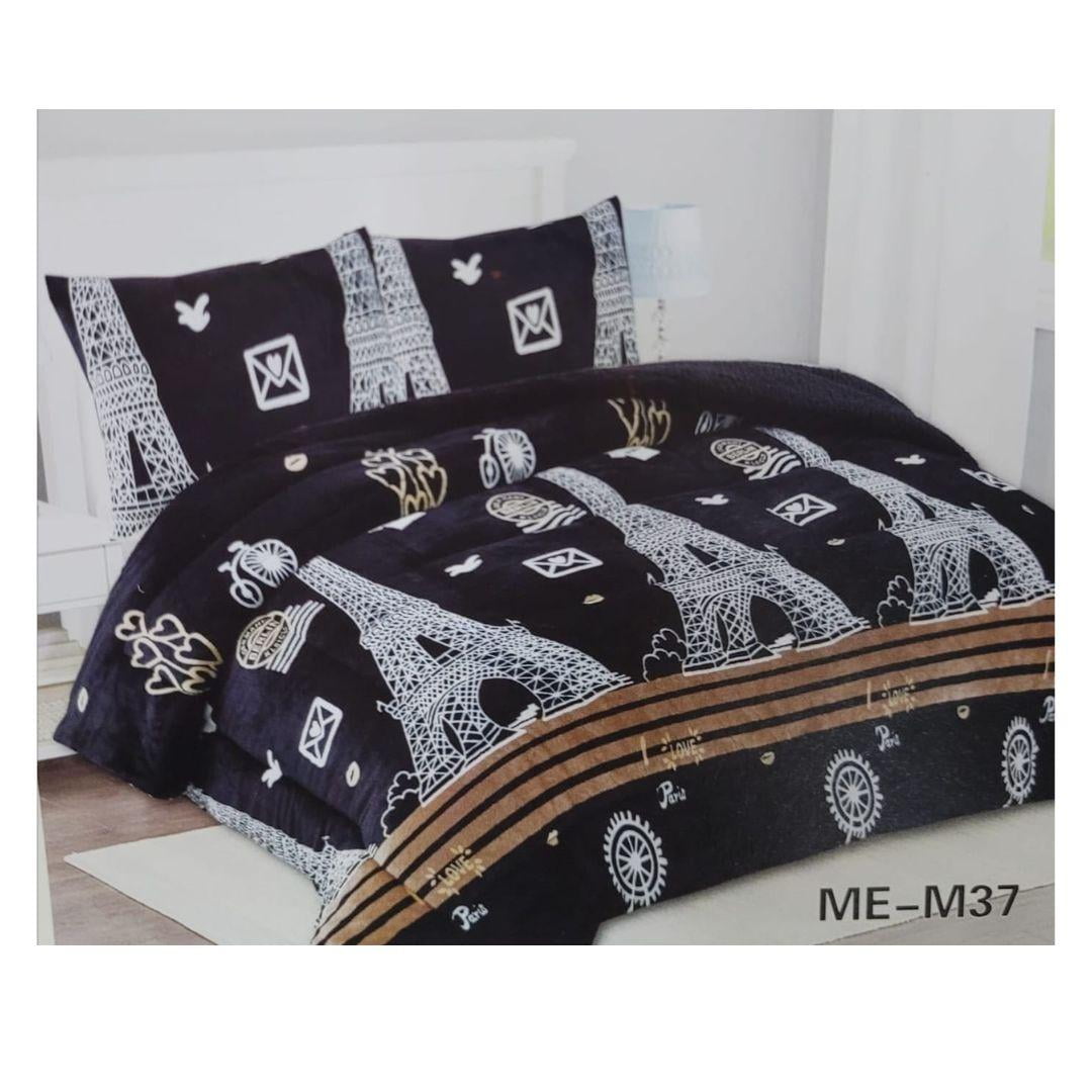 Genérico - Cobertor Chiporro 1 1/2 Plazas - Torre Eiffel M37