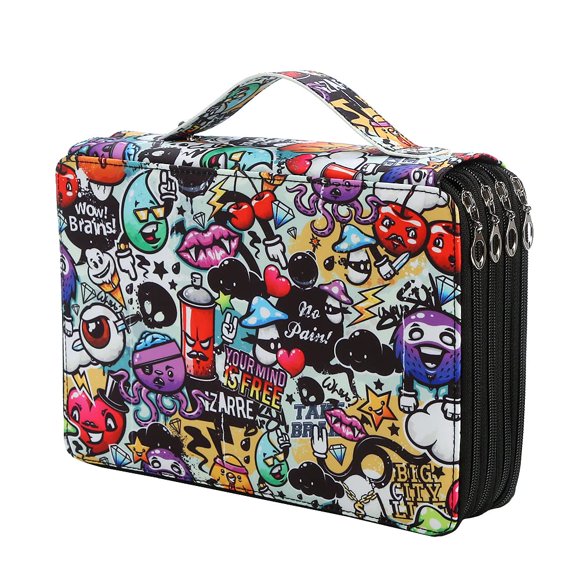 Estuche organizador portátil Lbxgap, 200 ranuras para lápices