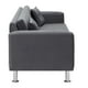thumbnail image 3 of Sofa New Retro 3c Felpa 12 Gris, 3 of 6