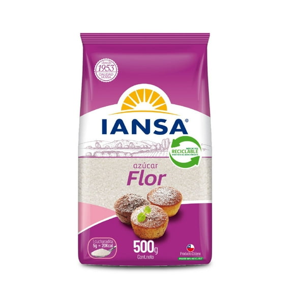Azúcar Flor Bolsa, 500 g