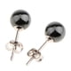 thumbnail image 2 of moda natural 6mm perlas de agua dulce 925 pendientes de plata esterlina, 2 of 3