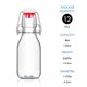 thumbnail image 4 of Botellas de Vidrio YEBODA 120 mL con Tapa de Palanca, Paquete de 12 para Elaboración Casera, 4 of 8