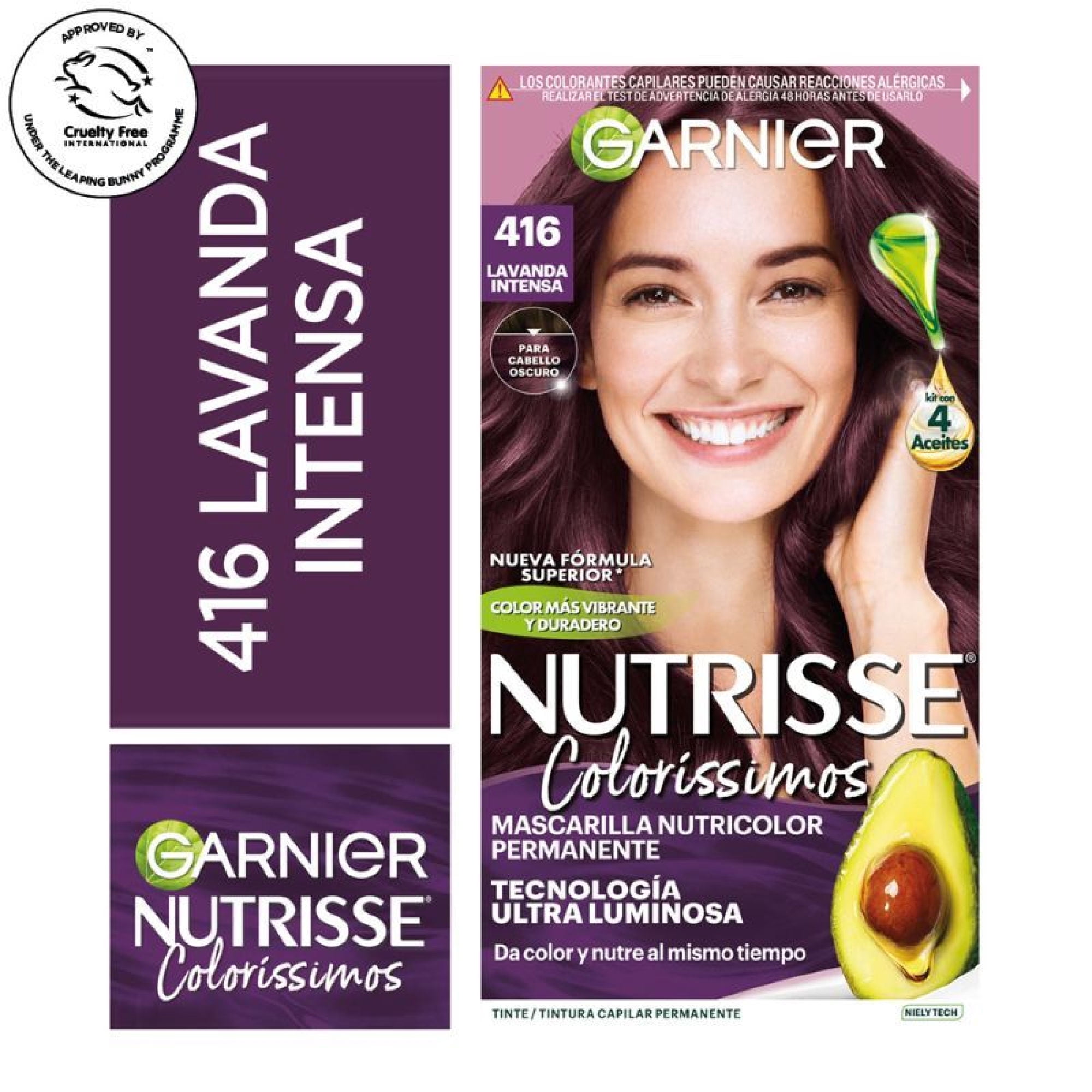 Coloración Nutrisse Cabello 416 Lavanda Intensa