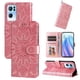 thumbnail image 2 of Funda tipo cartera FOXDOCK para OPPO Reno 7 Pro 5G , diseño girasol en relieve, cuero PU, cierre magnético, soporte y tarjetero, 2 of 5