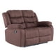 thumbnail image 3 of Sofá 2 Cuerpos Reclinable Tradicional Norman Café Oscuro, 3 of 15
