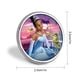 thumbnail image 2 of Tiana y el sapo-Theme Round Button Badge: Premium Metal Construction, Ideal for High-End Events 2.8 cm, 2 of 6