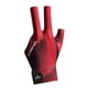 thumbnail image 2 of Guantes De Tres Dedos Guantes De Billar Mano Izquierda Práctica Guantes De Dedos Separados Negro Rojo, 2 of 5