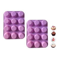 Genérico - Pack X2 Molde Cupcakes Molde 12 Magdalena Molde Muffin 12