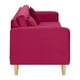 thumbnail image 3 of Sofa New Retro 3c + 2 Pouf Felpa 05 Burdeo, 3 of 6
