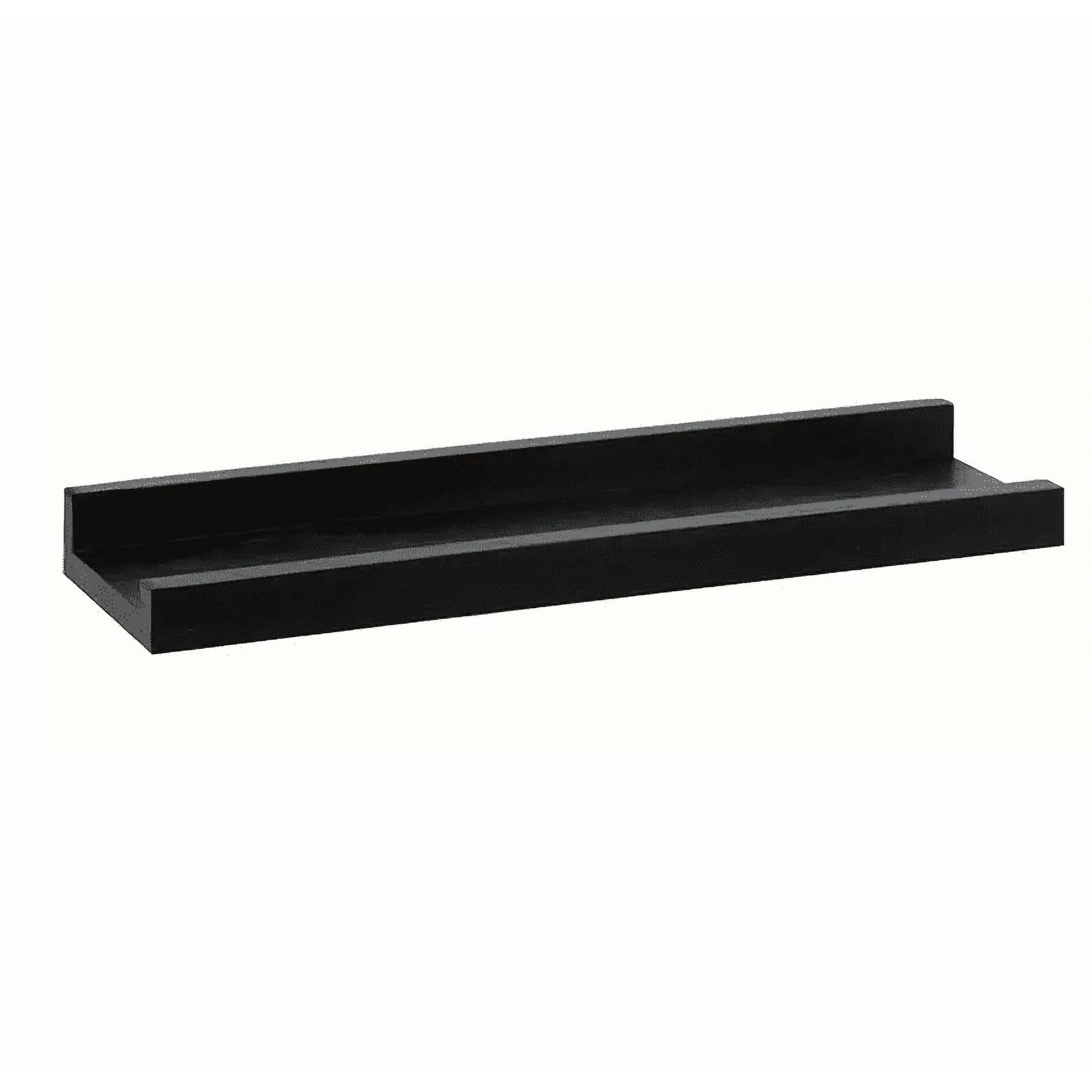 Genérico - Repisa Flotante Modelo Corchete 150cm Negro