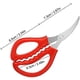 thumbnail image 2 of Tijeras para mariscos Calary de acero inoxidable, 6.21 pulgadas, 2 of 3