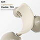 thumbnail image 4 of Funda de silicona Svanove para iPhone X/XS 5.8 pulgadas, color beige, 4 of 7
