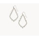 thumbnail image 3 of Aros Kendra Scott Elegantes Pendientes Elle para Mujer en Metal Bañado en Rodio Blanco con Circonita - Talla Única - Modelo 4217709672, 3 of 3