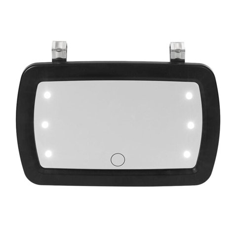 Magideal - Parasol Universal Para Coche, Espejo De Vanidad, Espejo Interior, Espejo De Vanidad, Interruptor Alto Claro Para Coche, Suv, Autocaravana,