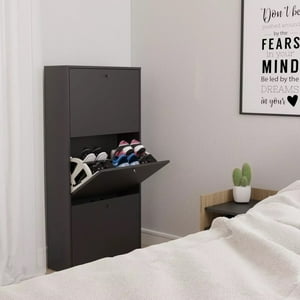 Amv Muebles - Zapatero Organizador Calzado Para 18 Pares 3 Puertas