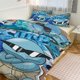 thumbnail image 1 of Squi_rtle Print Bedding Set Pattern Duvet Cove Set 3 Pieces 1 Quilt Cover And 2 Pillowcases for Women Men Teens, 1 of 5