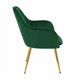 thumbnail image 2 of Butaca Sitial Velvet Diamond Verde, 2 of 5