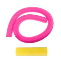 Magideal - Fideos Flotantes Para Piscina, Fideos Para Piscina, Flotadores De Juego De Agua De 59 Pulgadas, Tubo Redondo De Espuma Con Junta De Conexión Para Niño Rosa Sólido