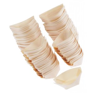 Bothyi - Bandeja Para Servir Sushi, Contenedor De Comida Para Barco, Cafetería, Restaurante, Cocina, 19,5 Cm X 10,0 Cm, 100X