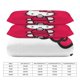thumbnail image 4 of Cartoon Hello Kitty Comforter Heart 3-Piece Bed Sheets Warm Kawaii Bedding Set Cute Soft Bedclothes for Boys Girls Kids Twin, 4 of 5