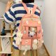 thumbnail image 3 of 5 Pcs Set Kawaii Girls Backpack For Student School Bag Teenager Girls Schoolbag Book Bags Pencil Case Women Travel Backpack Tote, 3 of 3