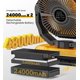thumbnail image 2 of Ventilador de Camping AVAVO 127H Recargable con LED, 2 of 9