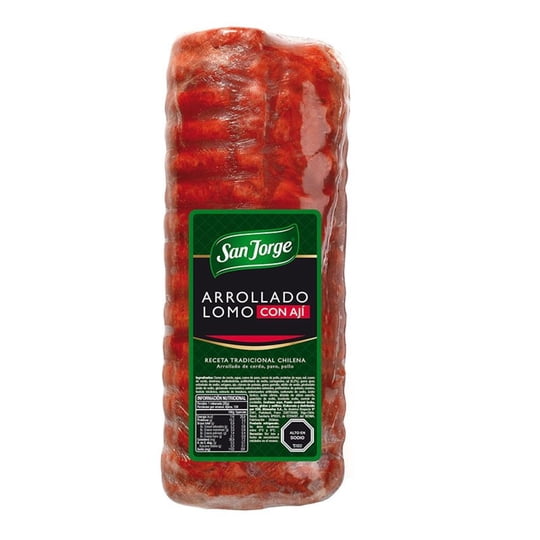 Arrollado De Lomo Con Ají Granel 250 g San Jorge