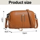 thumbnail image 5 of Bolso de piel de vaca auténtica para mujer, moderno, combinable, popular, bolso bandolera para mujer de mediana edad., 5 of 5