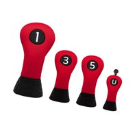 Magideal - Cubiertas Para Cabezas De Madera De Golf, Cubierta Para Cabeza De Madera De Golf, Cubiertas Para Cabezas De Golf De Cuello Largo Antiarañazos De Prime 1 3 5 U