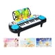 thumbnail image 5 of Pianos Electrónicos Multifuncionales De 24 Teclas Con Sonidos De Luces Para Niñas, Niños, Azul, 5 of 5