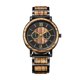 thumbnail image 3 of Reloj Kenon de madera de ébano grabado personalizado para hombre, 3 of 6
