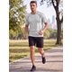 thumbnail image 2 of Camiseta de Hombre INSPIRE CHIC con Ribete a Rayas Cuello Redondo Manga Corta Verano Casual Talla L Gris, 2 of 5