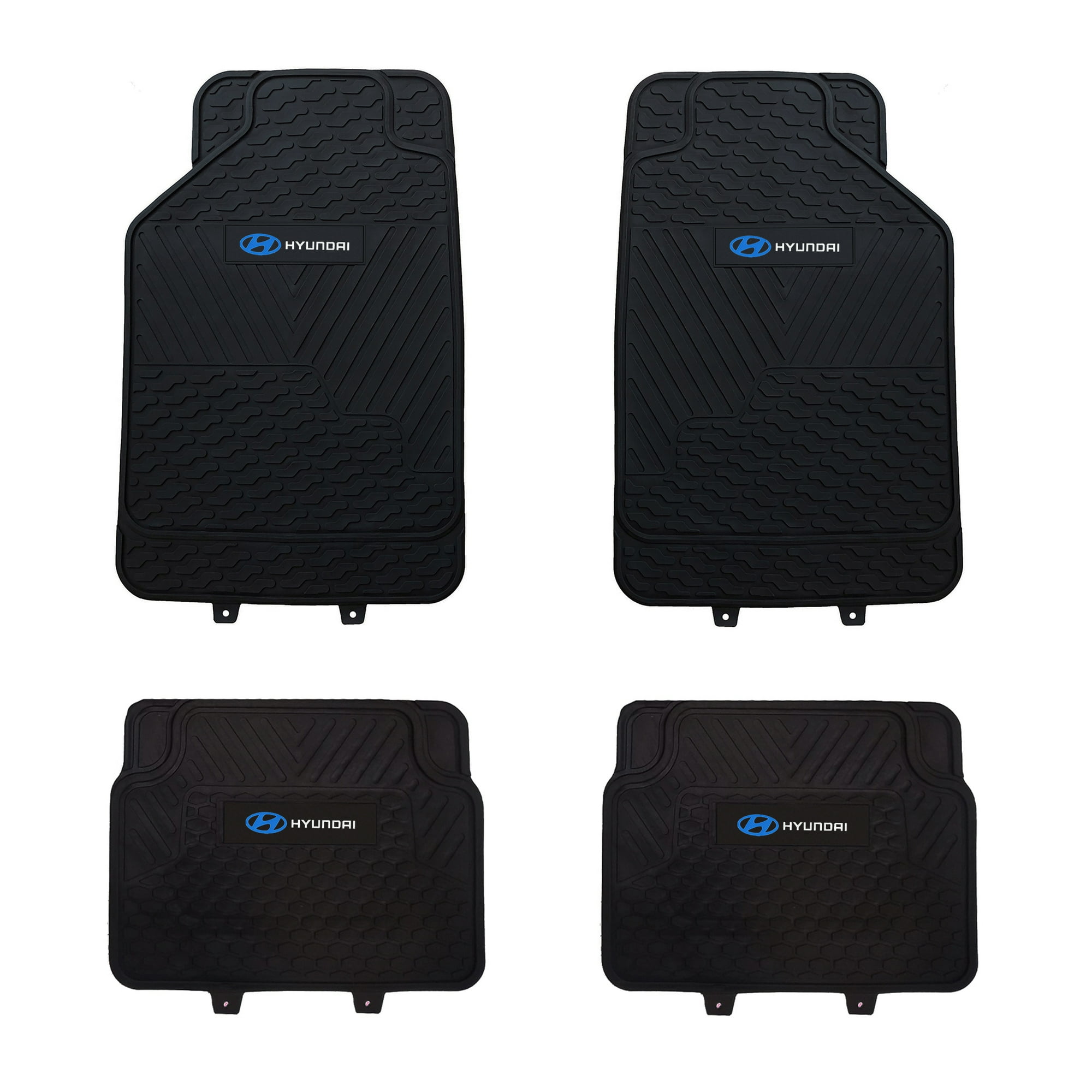 Jj Group - Pisos De Goma Marca Hyundai Para Vehículos 4 Piezas