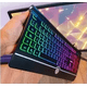 thumbnail image 2 of Teclado gamer retroiluminado rgb weibo negro, 2 of 3