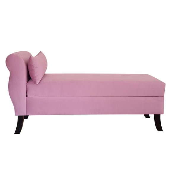 Banqueta Baul New Diva Color Palo Rosa