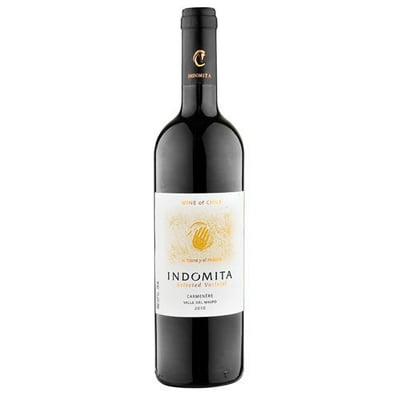 Vino Tinto Carmenere Selected Varietal Botella 750 Cc Indómita