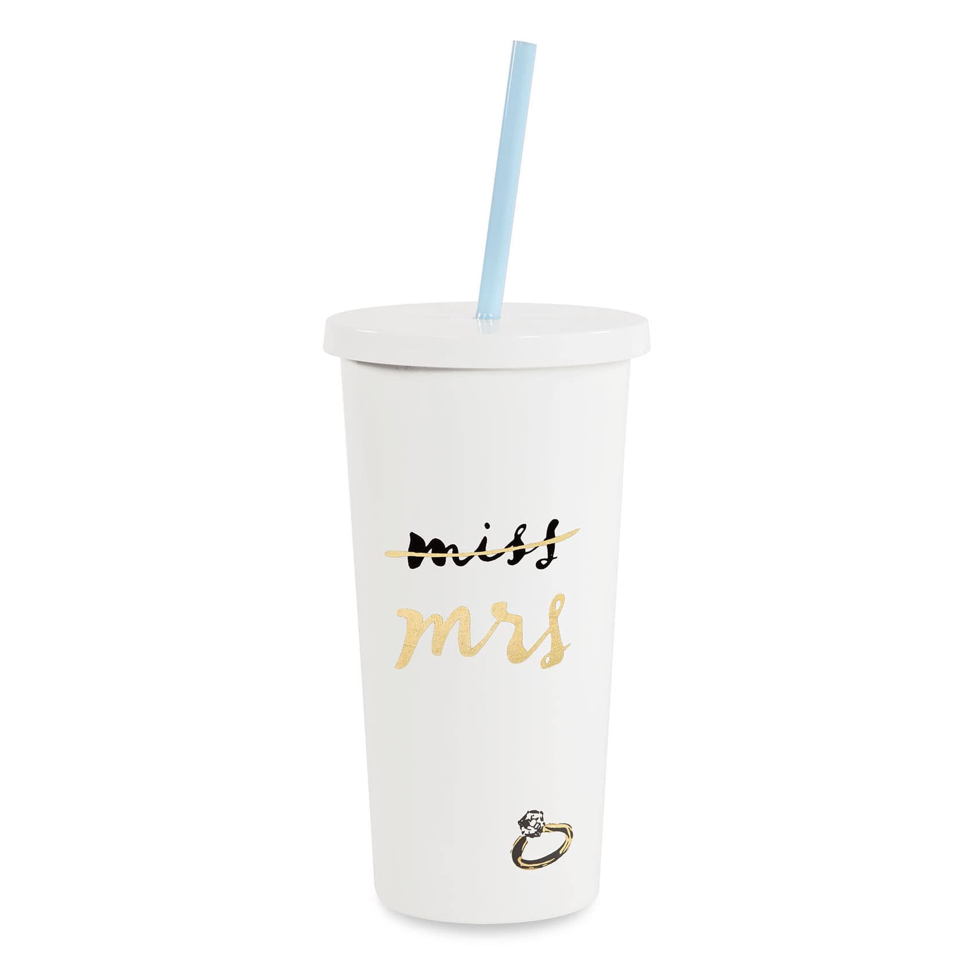 Vaso Acrílico Para Novia Kate Spade New York, 591 Ml, Miss To Mrs