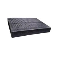 Magideal - Lámina De Espuma Para Embalaje, Insertos De Espuma Para Estuche, Esponja , Malla Plegable A Prueba De Golpes, Esponja A Prueba De Golpes Para , 50Cmx30Cmx4Cm