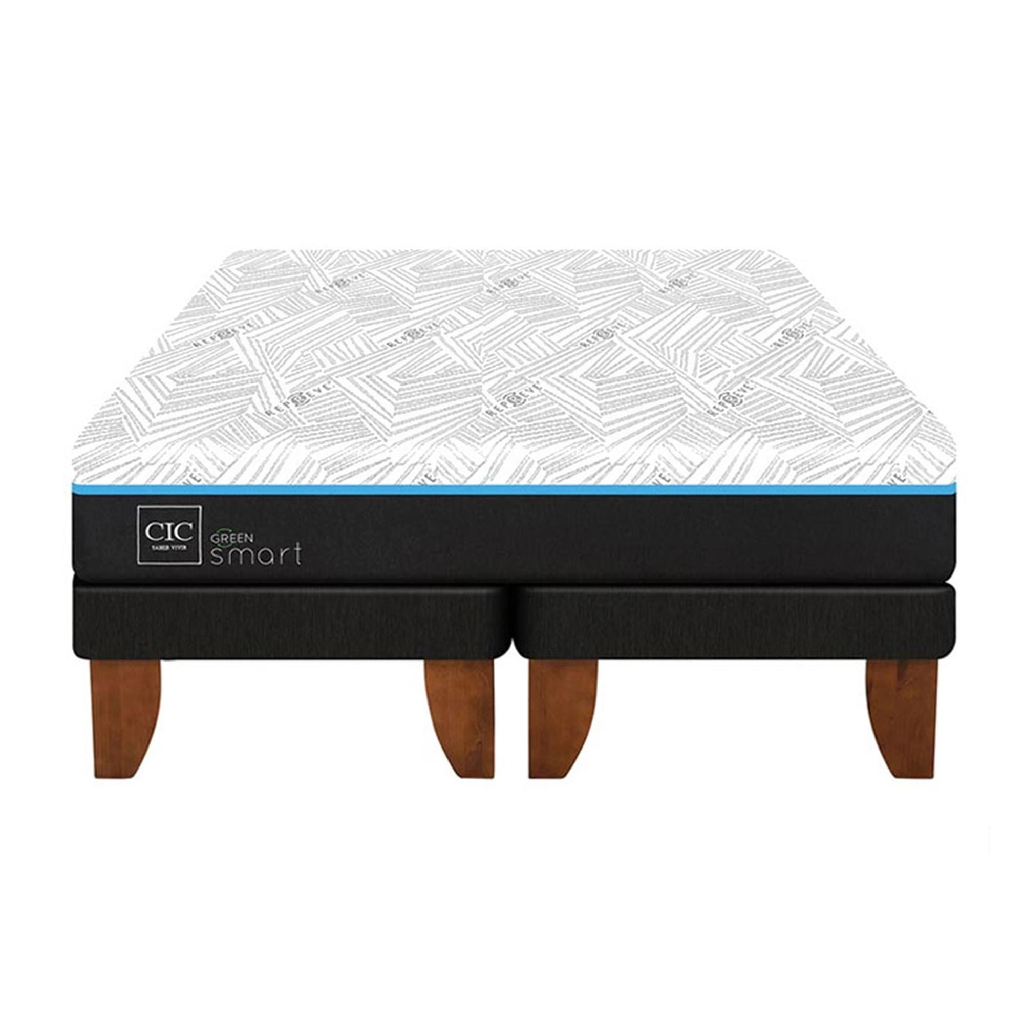 Cama Europea Green Infinity King Base Dividida
