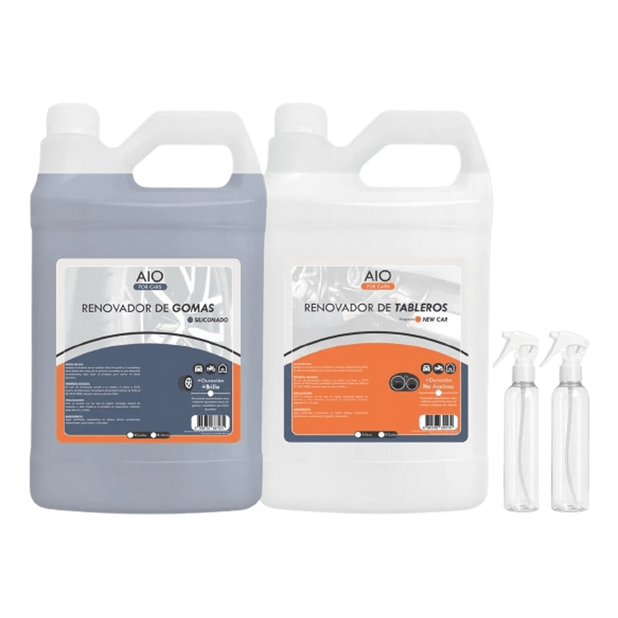 Aio - Kit Renovador De Gomas & Tableros 1 Galón Ultra Duradero