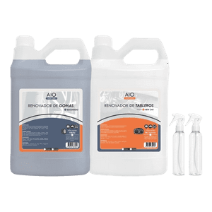 Aio - Kit Renovador De Gomas & Tableros 1 Galón Ultra Duradero