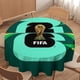 thumbnail image 4 of FIFA Mantel Redondo con Estampado Icónico de Temática, Se Adapta a la Mayoría de Mesas, Fácil de Cuidar, Regalo Perfecto para Aficionados, Amigos y Familia.152cm, 4 of 6