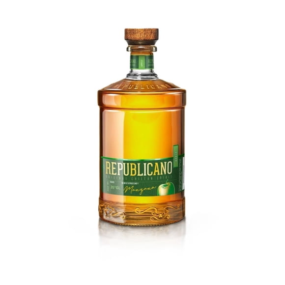 Pisco republicano apple 6X750CC 35G, 750 ml